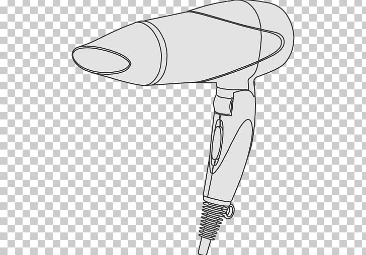 Hair Dryers Line Angle PNG, Clipart, Angle, Black And White, Drawing, Drying, Hair Free PNG Download