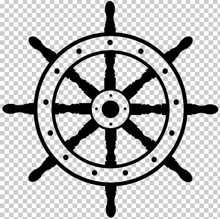 Ship's Wheel Boat PNG, Clipart, Anchor, Black And White, Boat, Cars, Circle Free PNG Download