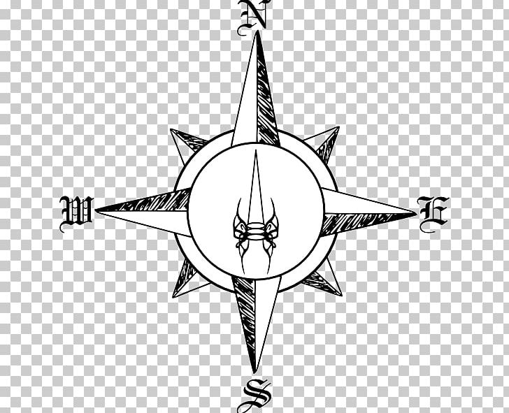 Compass Rose PNG, Clipart, Angle, Artwork, Black And White, Compass, Compass Needle Free PNG Download