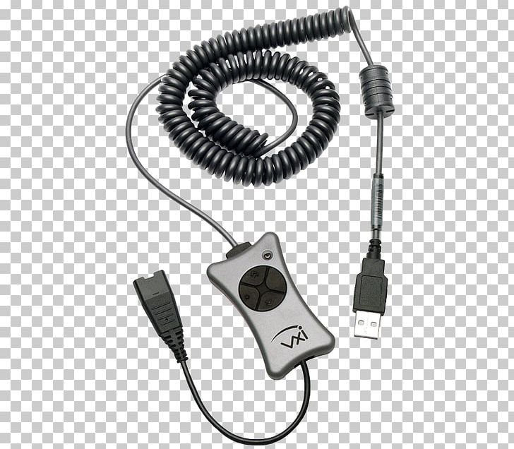 Headset VXi 202926 Telephony X100-V USB Adapter Pwr PNG, Clipart, Adapter, Battery Charger, Cable, Communication Accessory, Computer Free PNG Download