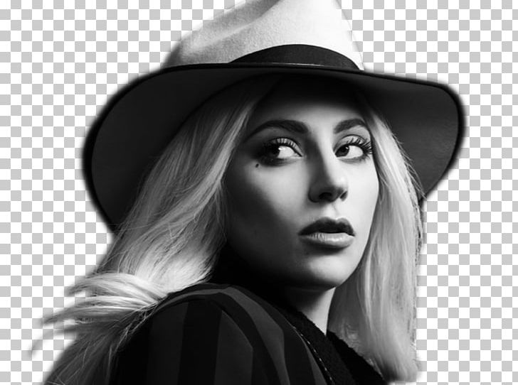 Lady Gaga Black And White New York City Super Bowl LI Halftime Show Joanne PNG, Clipart, 2017, Beauty, Black And White, Fedora, Hat Free PNG Download