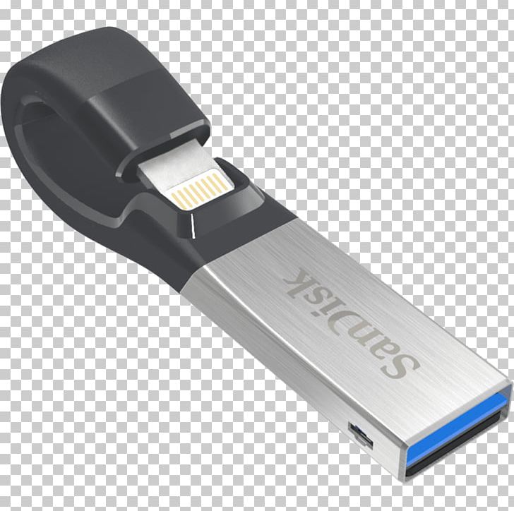 USB Flash Drives Lightning SanDisk IXpand USB 3.0 PNG, Clipart, Apple, Computer Component, Computer Data Storage, Data Storage Device, Electronic Device Free PNG Download