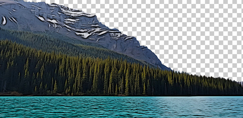 mountain and water clipart