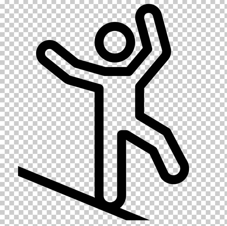 Tightrope Walking Computer Icons Corda Fluixa PNG, Clipart, Acrobat, Angle, Area, Black And White, Computer Font Free PNG Download