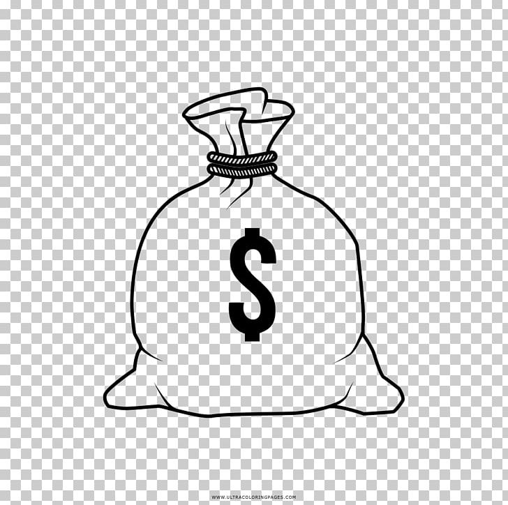 Drawing Coloring Book Money PNG, Clipart, Area, Artwork, Bag, Bin Bag, Black And White Free PNG Download
