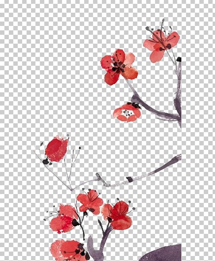 China Red Painting PNG, Clipart, Black, Branch, China, Color, Decorative Free PNG Download