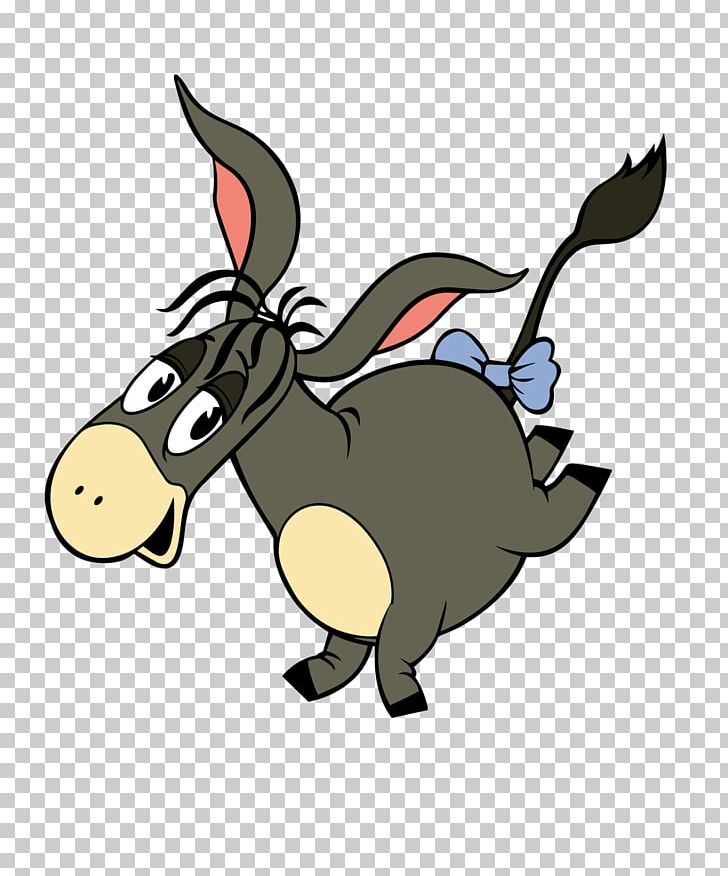 Donkey Cartoon Encapsulated PostScript PNG, Clipart, Animals, Cartoon, Computer, Domestic Rabbit, Donkey Free PNG Download