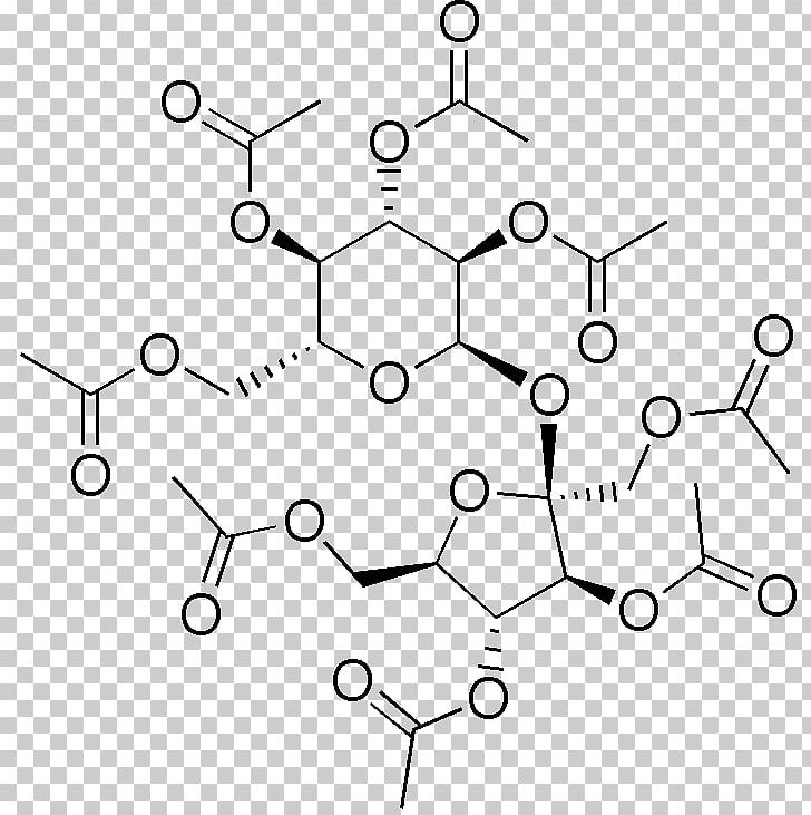 Sucrose Octaacetate Sucrose Esters Sugar Sucralfate PNG, Clipart, Acetylation, Angle, Area, Auto Part, Black And White Free PNG Download