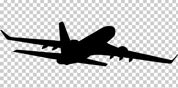 Airplane Silhouette Aircraft Flight PNG, Clipart, Aerospace Engineering, Aircraft, Airliner, Airplane, Air Travel Free PNG Download