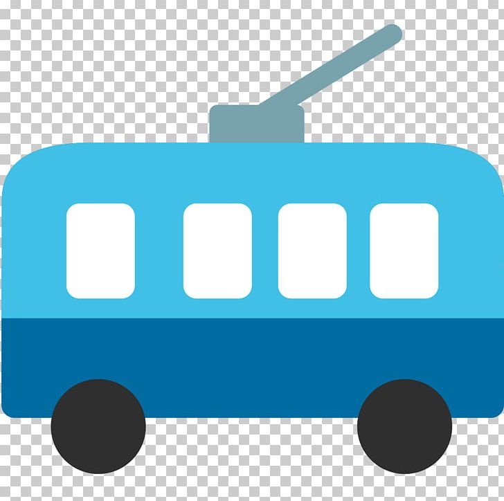 Emoji Trolleybus Wiktionary PNG, Clipart, Android, Blue, Brand, Bus, Emoji Free PNG Download