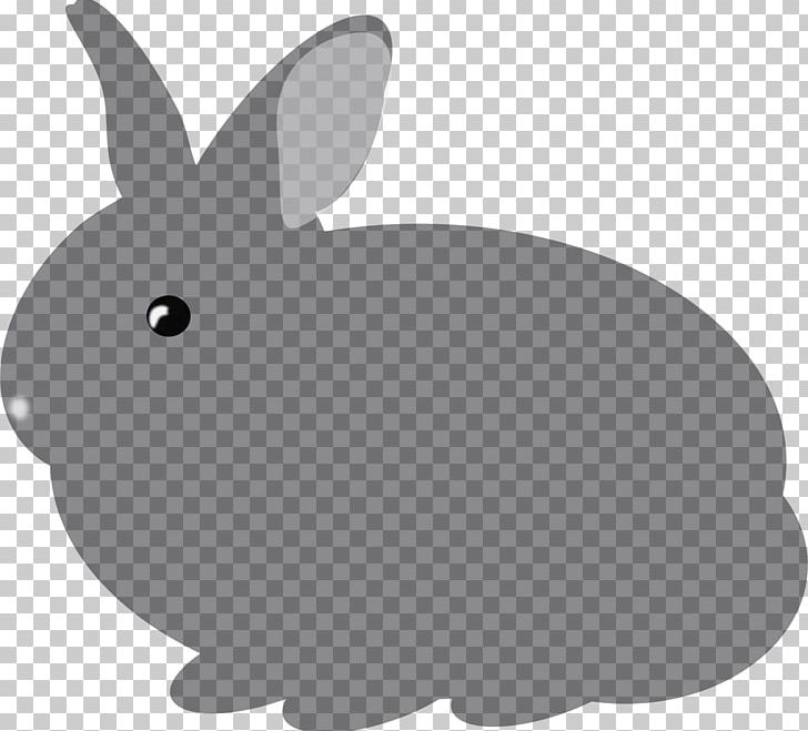 Domestic Rabbit Easter Bunny PNG, Clipart, Animals, Black, Black And White, Computer Icons, Domestic Rabbit Free PNG Download