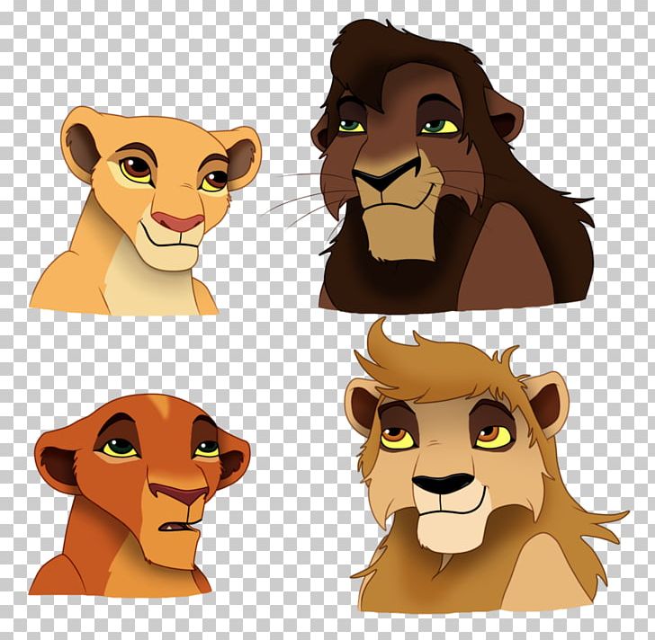 Lion Kiara Kovu Simba Drawing PNG, Clipart, Animals, Art, Big Cats, Carnivoran, Cartoon Free PNG Download