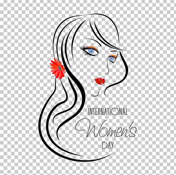 International Womens Day Woman PNG, Clipart, Encapsulated Postscript, Face, Fictional Character, Geometric Pattern, Hand Free PNG Download