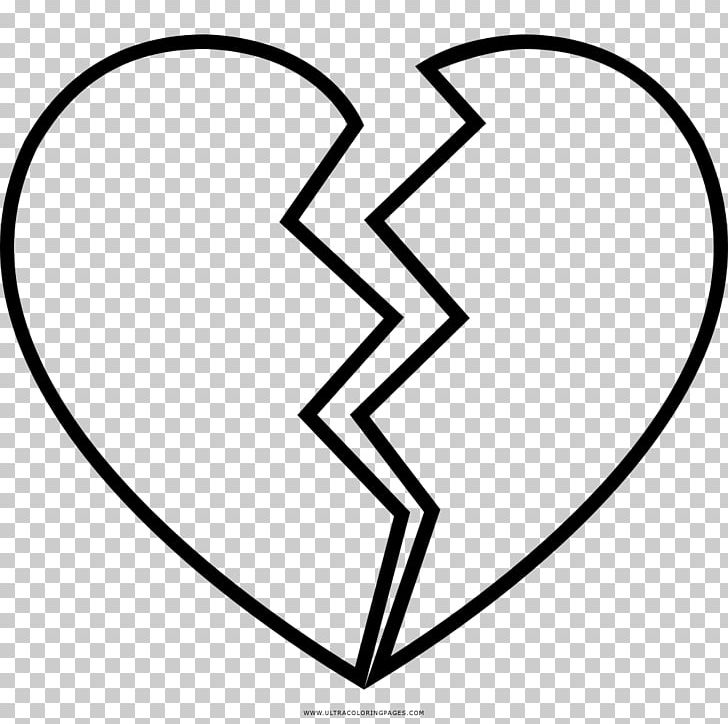 Black And White Drawing Broken Heart Line Art PNG, Clipart, Angle, Area, Black, Black And White, Breakup Free PNG Download