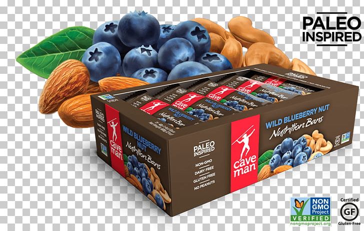 Paleolithic Diet Food Blueberry Caveman Nut PNG, Clipart, Bar, Blueberry, Brand, Cashew And Choco, Caveman Free PNG Download