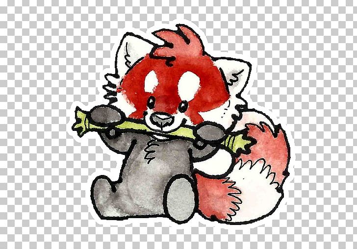 Red Panda Sticker Giant Panda Telegram PNG, Clipart, 2016, Carnivora, Carnivoran, Cartoon, Character Free PNG Download