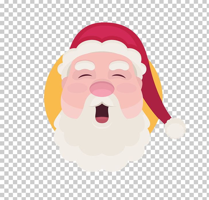 Santa Claus Pxe8re Noxebl Smile Christmas Illustration PNG, Clipart, Cartoon, Face, Fictional Character, Hand, Hand Drawn Free PNG Download