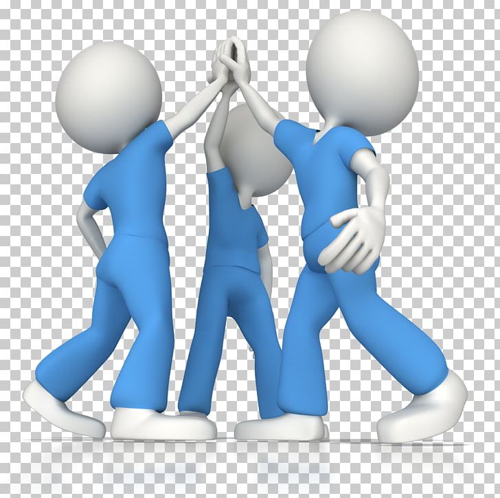 High Five Animation Team PNG, Clipart, Blue, Business, Communication, Computer Wallpaper, Fin Free PNG Download