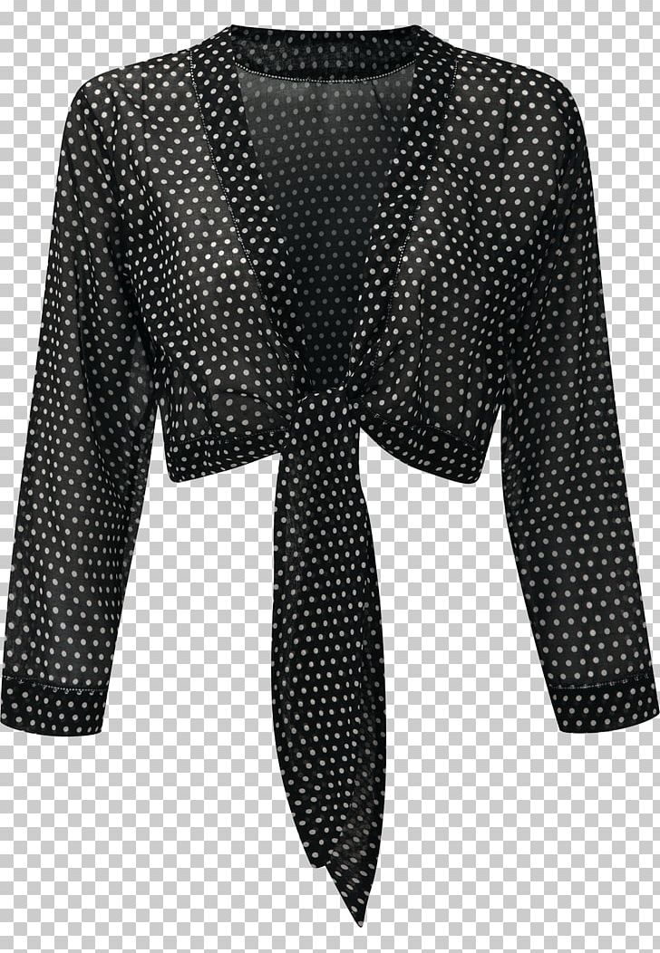 Polka Dot Blouse Necktie Shirt Swimsuit PNG, Clipart, Bezel, Black, Blouse, Cardigan, Clothing Free PNG Download