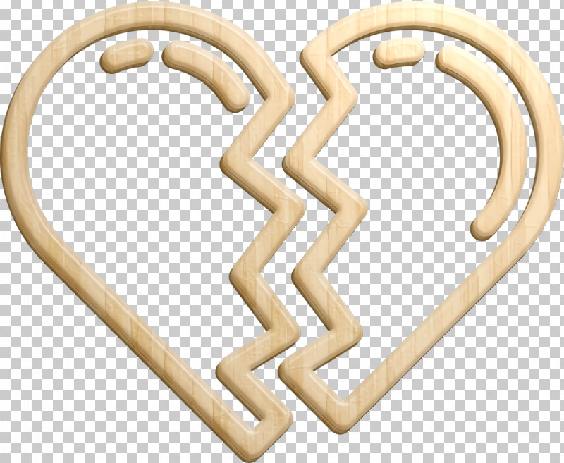 Pain Icon Saint Valentine Day Lineal Icon Broken HEart Icon PNG, Clipart, Broken Heart Icon, Geometry, Human Body, Jewellery, Line Free PNG Download