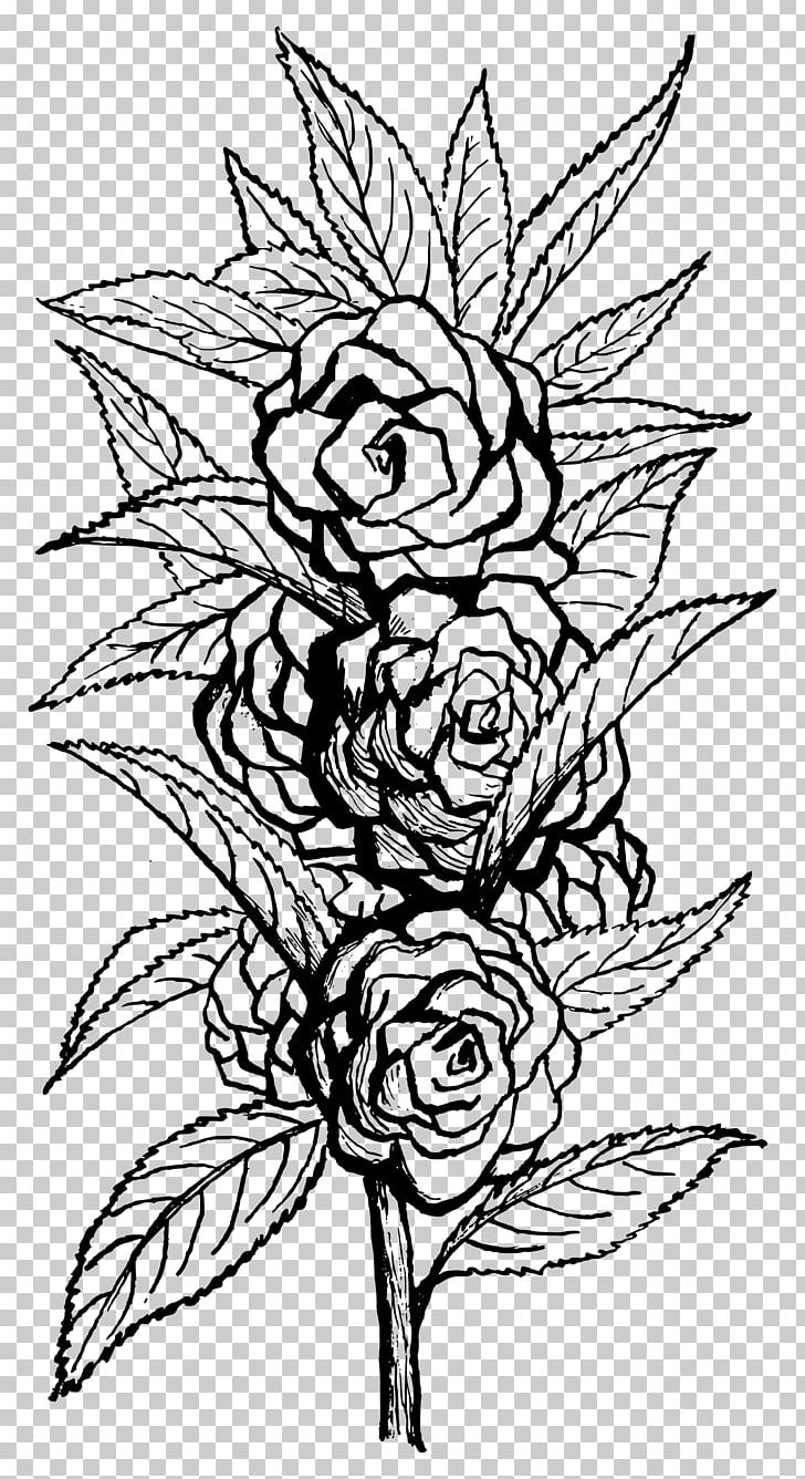 Floral Design Flower PNG, Clipart, Art, Artwork, Black And White, Drawing, Fictional Character Free PNG Download
