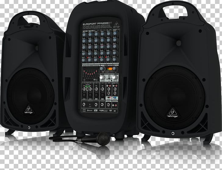 Microphone Public Address Systems Behringer Audio Loudspeaker PNG, Clipart, Audio Engineer, Audio Equipment, Audio Mixers, Behringer, Car Subwoofer Free PNG Download