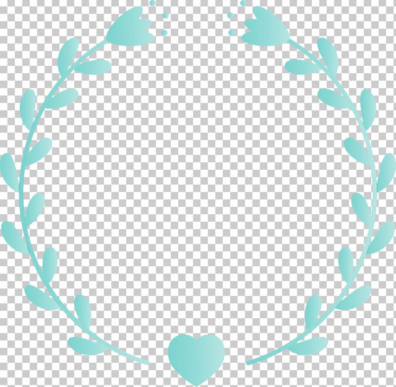 Heart Aqua Leaf Turquoise Circle PNG, Clipart, Aqua, Circle, Heart, Leaf, Paint Free PNG Download