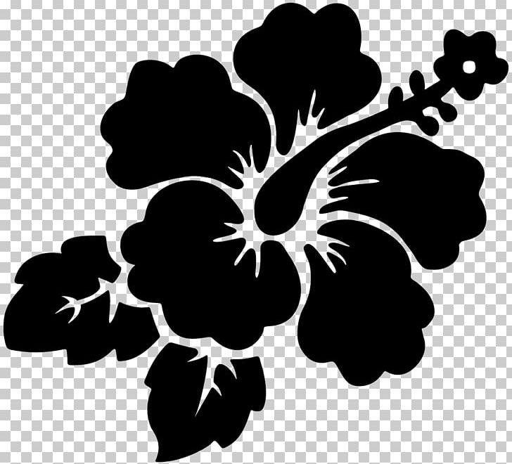 Hibiscus Sticker Decal Surfing Hawaii PNG, Clipart, Adhesive, Black And White, Bumper Sticker, Car, Decal Free PNG Download