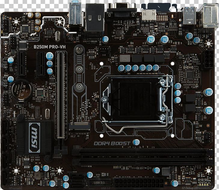 Kaby Lake MSI LGA 1151 Motherboard DDR4 SDRAM PNG, Clipart, Atx, Computer Accessory, Computer Component, Computer Hardware, Cpu Free PNG Download