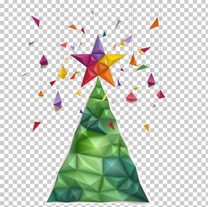 Paper Christmas Tree Origami PNG, Clipart, Art, Christmas, Christmas Decoration, Christmas Frame, Christmas Lights Free PNG Download