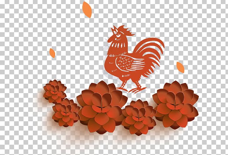 China Paper Chinese New Year Rooster Chinese Zodiac PNG, Clipart, Advertising, Animals, Chicken, China, Chinese Free PNG Download