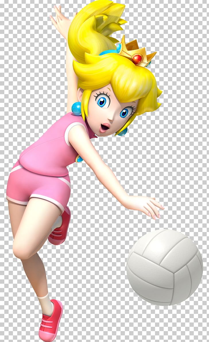 Wii - Mario Sports Mix - Peach - The Models Resource