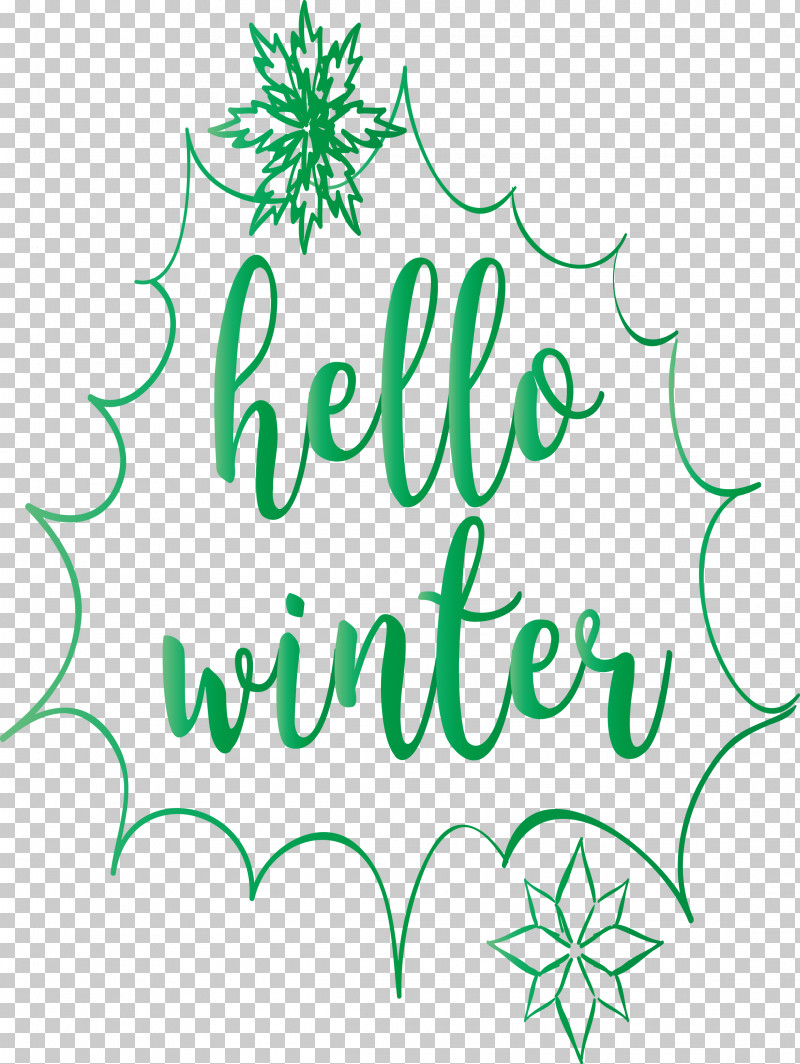 Hello Winter PNG, Clipart, Area, Flora, Floral Design, Green, Hello Winter Free PNG Download