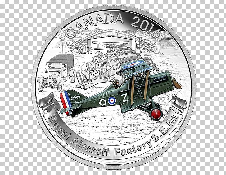 First World War Royal Aircraft Factory S.E.5 Airplane Coin PNG, Clipart, 0506147919, Aircraft, Airplane, Canada, Cash Free PNG Download