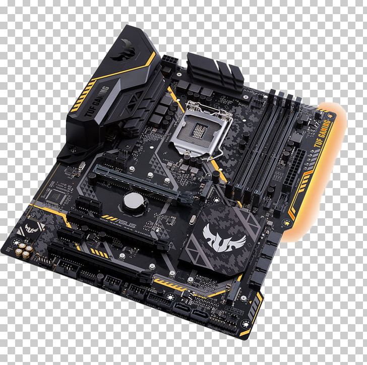 Intel Asus TUF Z370-Plus Gaming Motherboard LGA 1151 ATX PNG, Clipart, Asus Prime Z370a, Atx, Central Processing Unit, Computer Hardware, Electronic Device Free PNG Download