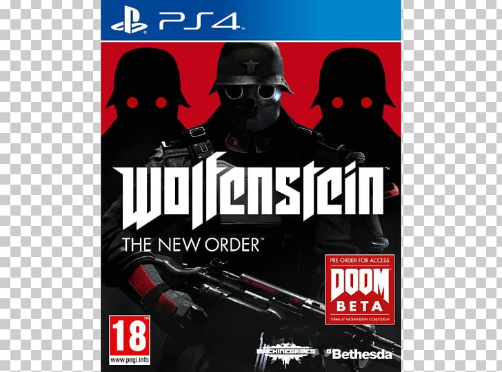 Wolfenstein II: The New Colossus Wolfenstein: The Old Blood PlayStation 4 Video Game Xbox One PNG, Clipart, Action Film, Advertising, Bethesda Softworks, Brand, Film Free PNG Download