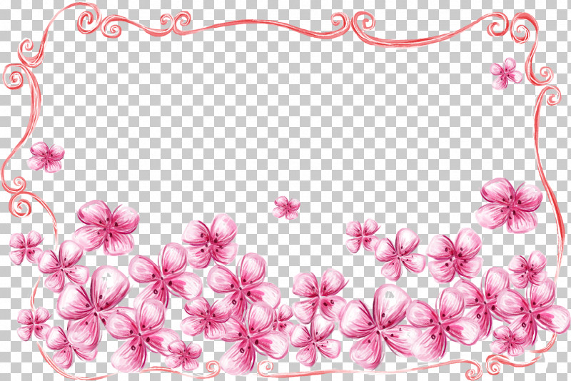 Flower Rectangular Frame Floral Rectangular Frame PNG, Clipart, Floral Rectangular Frame, Flower, Flower Rectangular Frame, Pink, Plant Free PNG Download