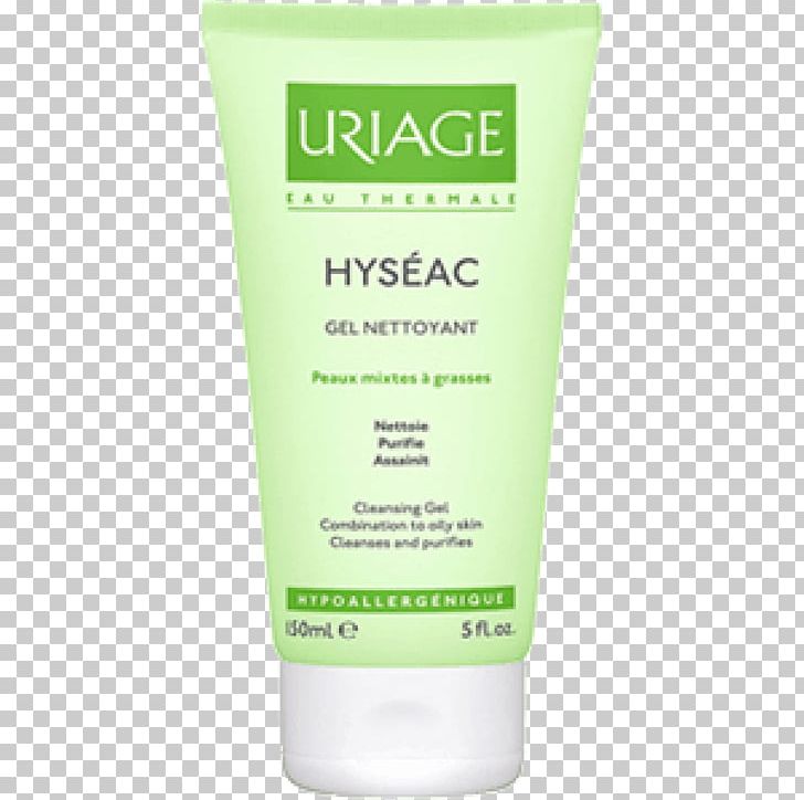 Lotion Uriage-les-Bains Gel Cleanser Dermatology PNG, Clipart, Cleanser, Cream, Dermatology, Gel, Green Free PNG Download