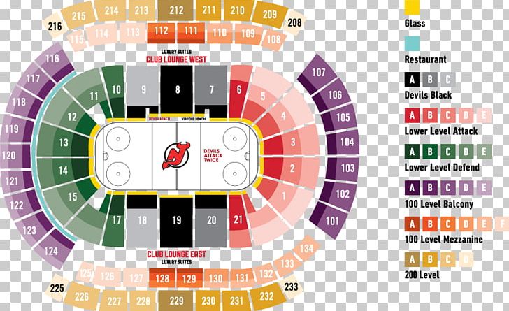 new jersey devils arena seating chart