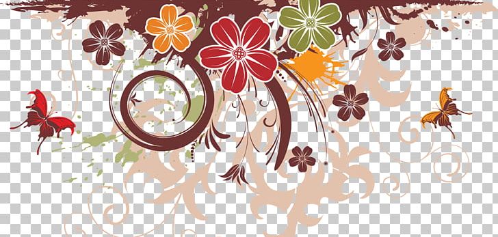 Flower Stock Illustration PNG, Clipart, Borders, Branch, Computer Wallpaper, Geometric Pattern, Leaves Pattern Free PNG Download