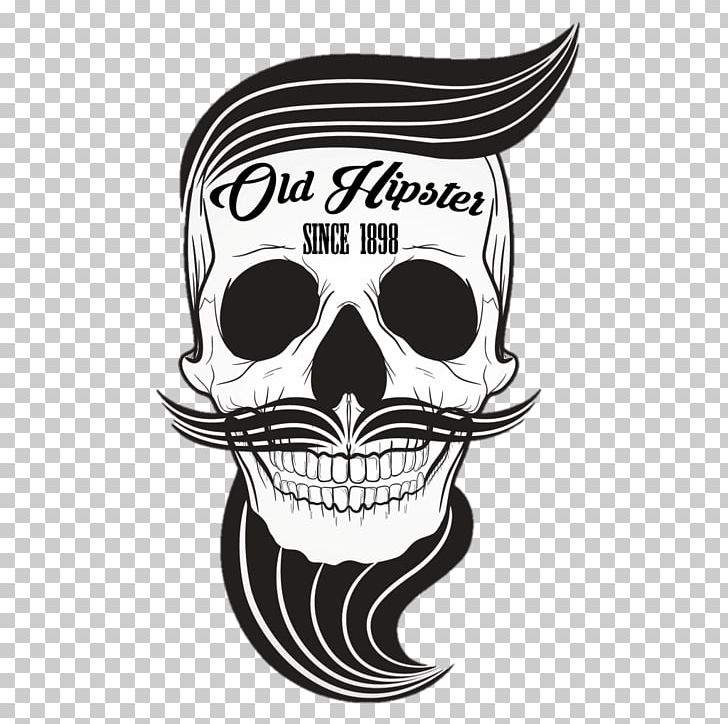 Calavera Barber Skull Graphics Beard PNG, Clipart, Barber, Beard, Beauty Parlour, Black And White, Bone Free PNG Download