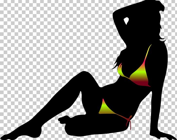 Silhouette Bikini Woman Swimsuit PNG, Clipart, Arm, Art, Bikini, Black, Girl Free PNG Download