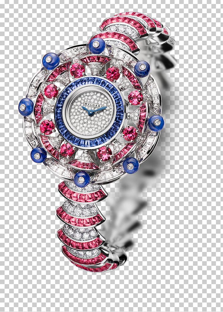 Watch Bulgari Jewellery Movement Repeater PNG, Clipart, Blue, Blue Abstract, Bvlgari, Diamond, Form Free PNG Download