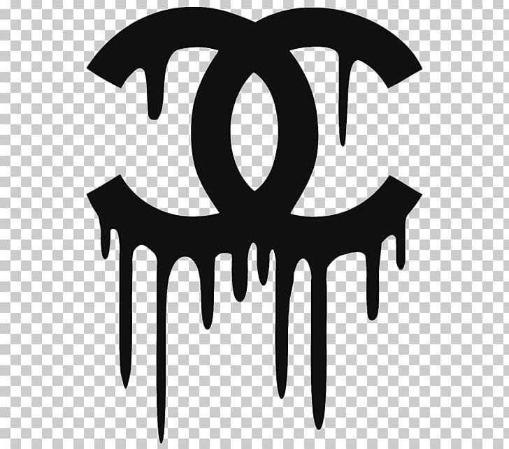 Chanel Logo Painting T-shirt Art PNG, Clipart, Art, Black And White, Canvas, Chanel, Drip Painting Free PNG Download