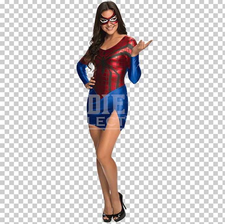Spider-Man Spider-Girl Female Costume Superhero PNG, Clipart, Bustier, Clothing, Cobalt Blue, Costume, Costume Party Free PNG Download