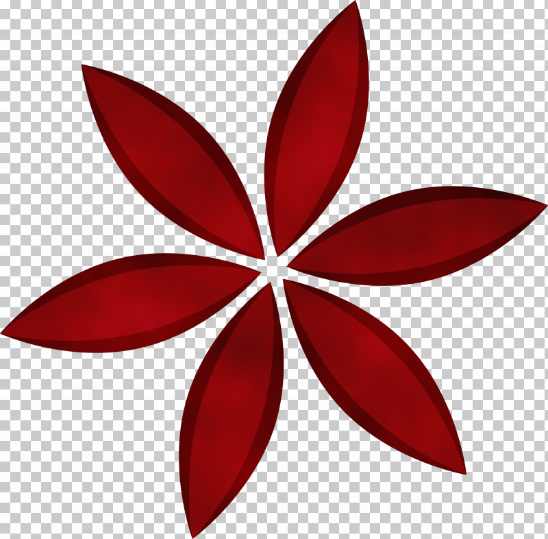 Red Leaf Petal Plant Flower PNG, Clipart, Flower, Leaf, Paint, Petal, Plant Free PNG Download