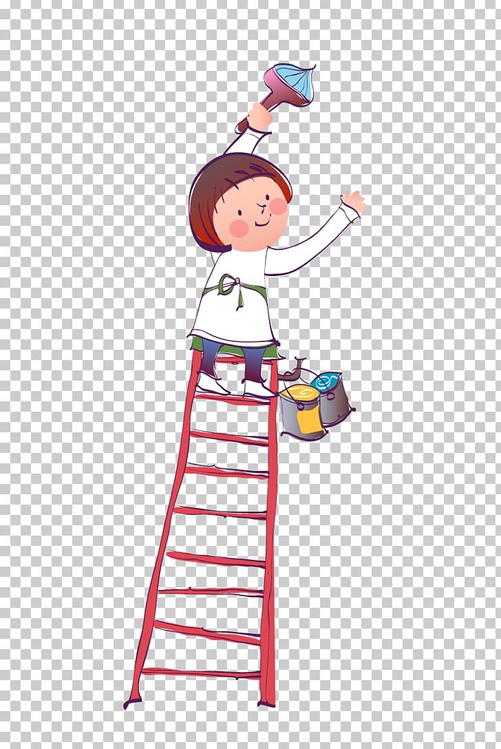 Child Painting Cartoon Poster PNG, Clipart, Art, Arts, Baby Girl, Background, Balloon Cartoon Free PNG Download