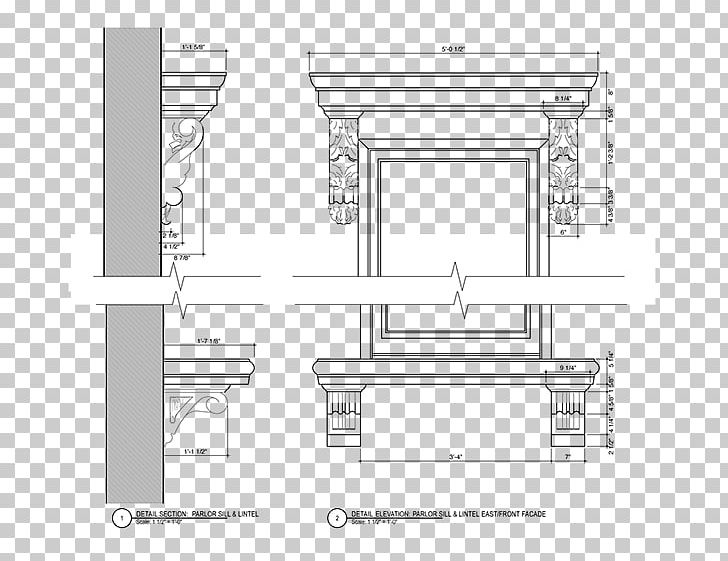 Technical Drawing Architecture Facade Paper PNG, Clipart, Angle, Architecture, Area, Art, Black And White Free PNG Download