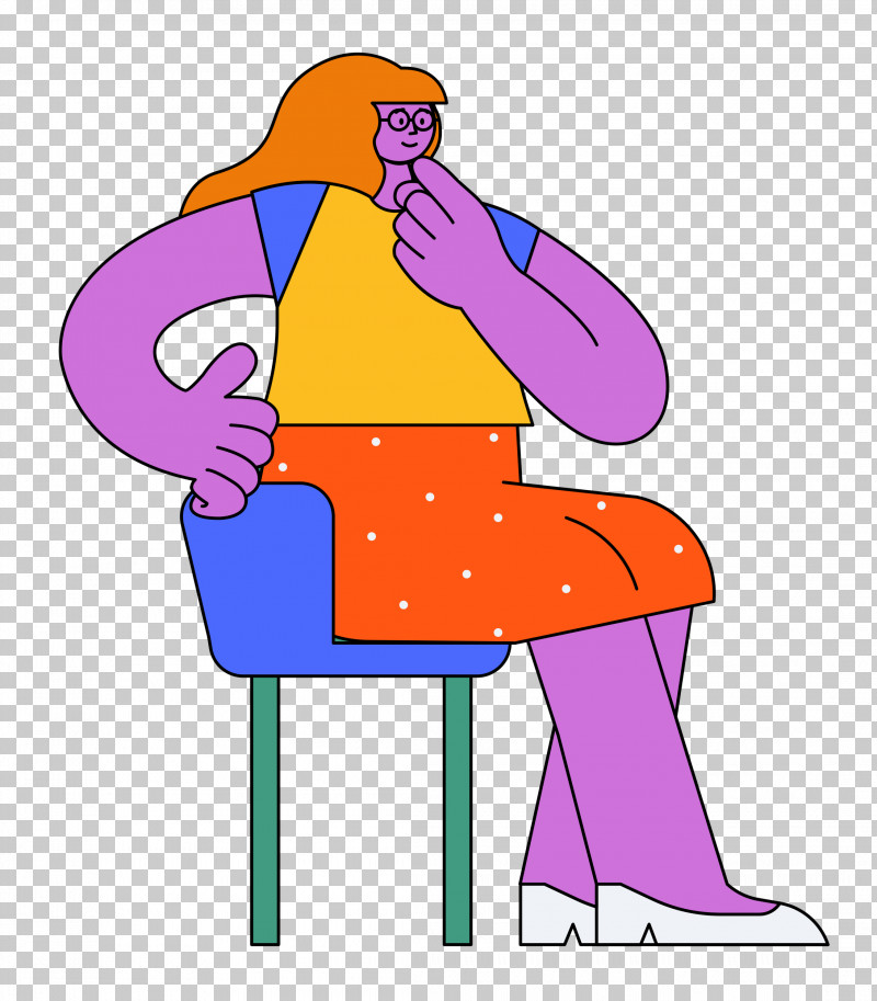 Cartoon Character Sitting Chair Behavior PNG, Clipart, Behavior, Cartoon, Cartoon People, Chair, Character Free PNG Download