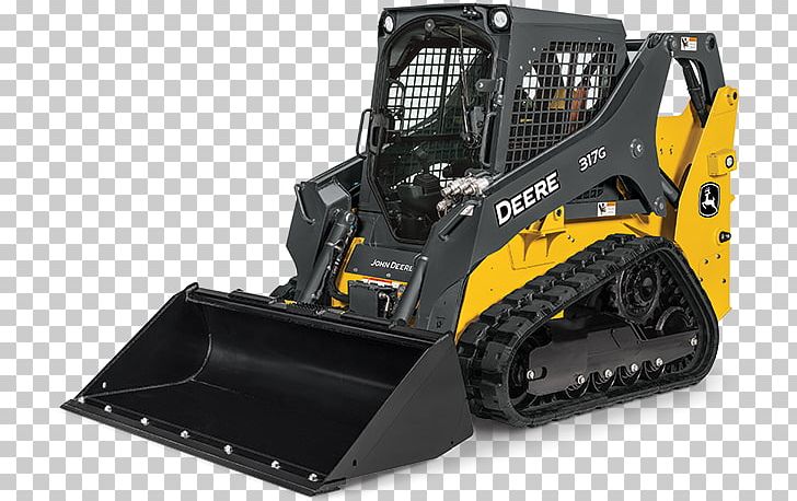 John Deere Skid-steer Loader Heavy Machinery Architectural Engineering PNG, Clipart, Automotive Exterior, Automotive Tire, Backhoe, Bulldozer, Compact Excavator Free PNG Download